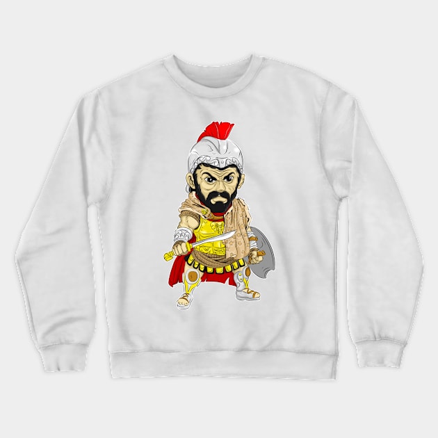 Hannibal Barca Crewneck Sweatshirt by Leo Pringadhy